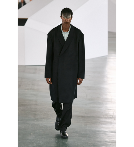 EPELDE OVERCOAT DEEP BLACK