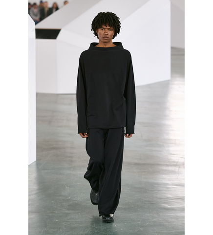 VELEKA WIDE TROUSERS CHARCOAL
