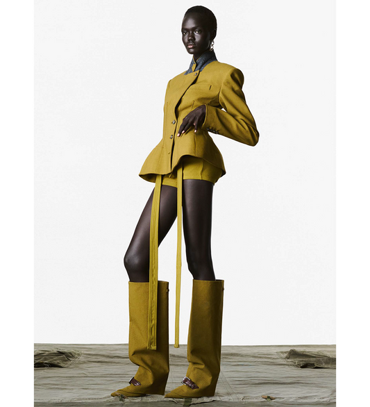 OVERSHOE CHAPS WITH BELT DETAIL OLIVE GREEN