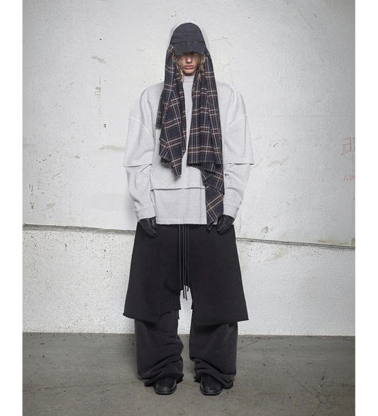 TERRY MEGA SHORTS V2 WASHED BLACK