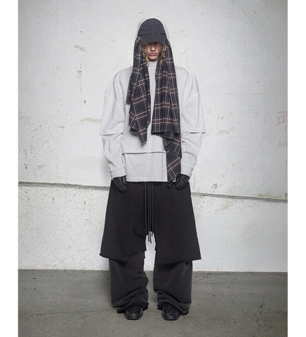 TERRY MEGA SHORTS V2 WASHED BLACK