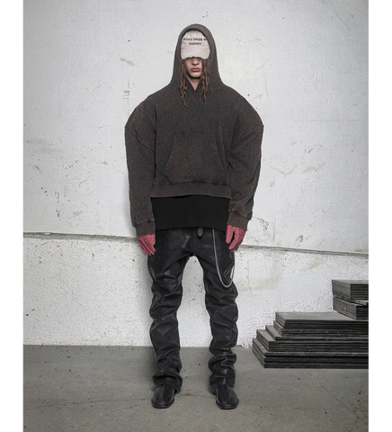 BROKEN LOOP HOODIE MUD/WASHED BLACK