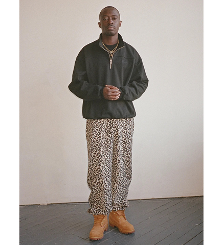 FLEECE PANTS LEOPARD