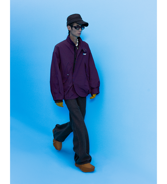 DAVE KNITTED FEDORA STAGNANT BROWN