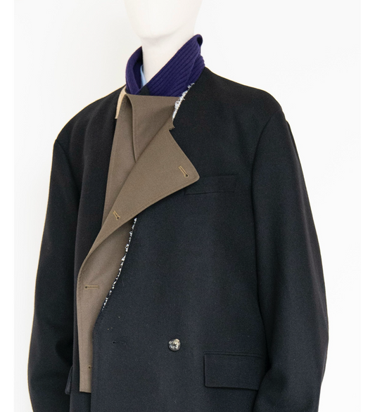 PARKER BIS COAT BLACK/FOREST