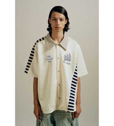 BILL WARM UP SHIRT CANNOLI CREAM