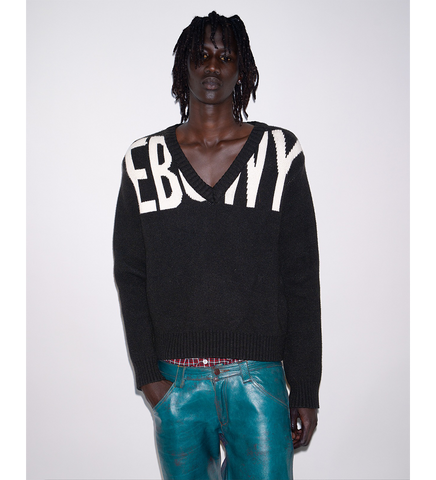 EBONY RELAXED JUMPER BLACK