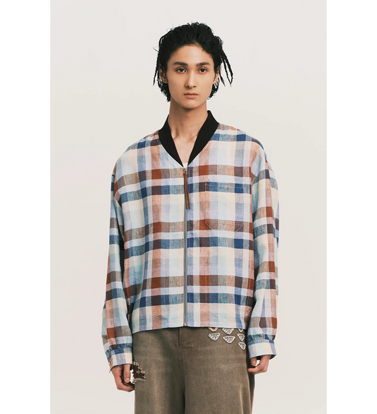 N-CREW FLGHT SHIRT JACKET GRAND PLAID