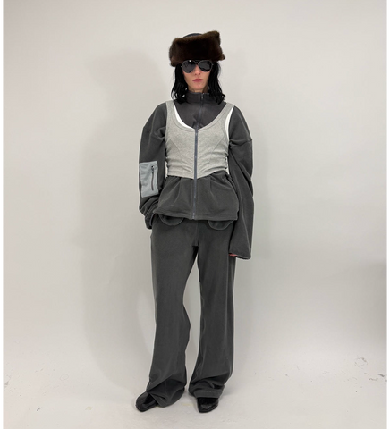 FLEECE JOGGERS GREY
