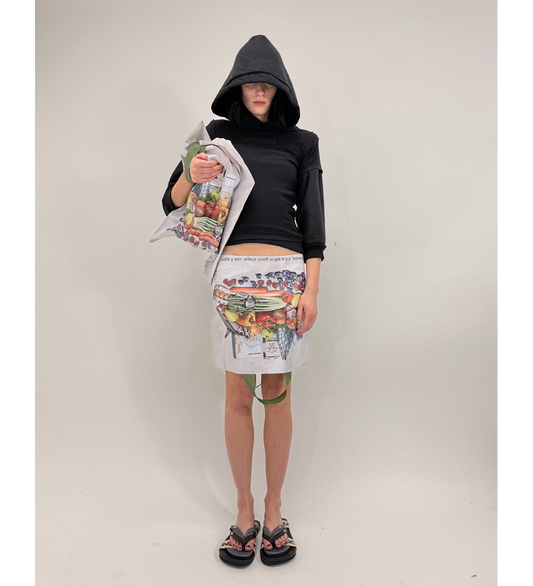 SACK SKIRT WHITE