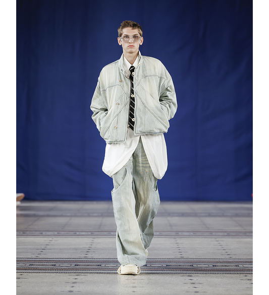 FORD SUSPENDER SHIRT SEA SALT WHITE
