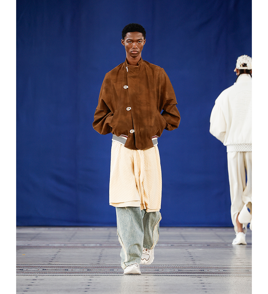 JACOB LAYERED DENIM PANTS POST INDIGO