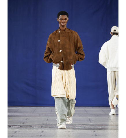 IVAN TRACK BOMBER JACKET CAFE NOIR
