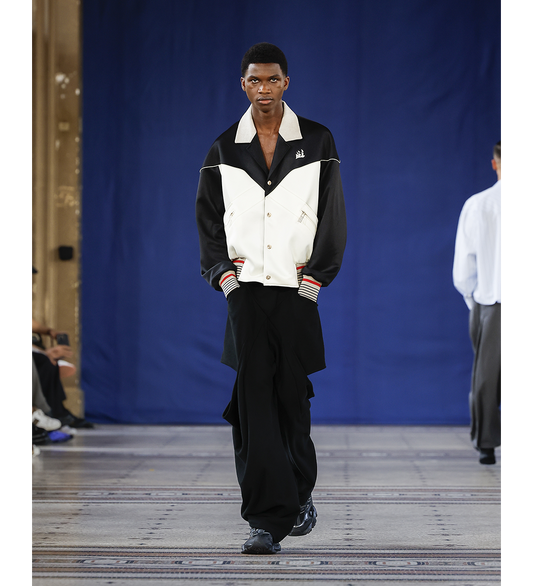 CAMBY CUBAN TRACK JACKET TUX WHITE