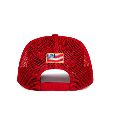 OFFSHORE TRUCKER HAT RED