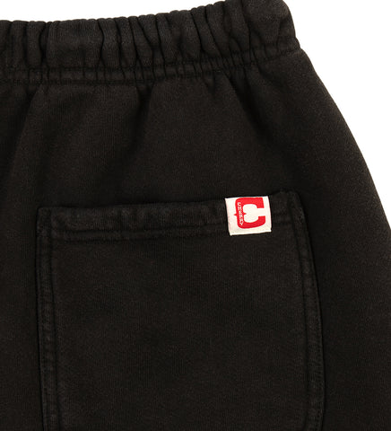 PATCHWORK SWEATSHORTS VINTAGE BLACK