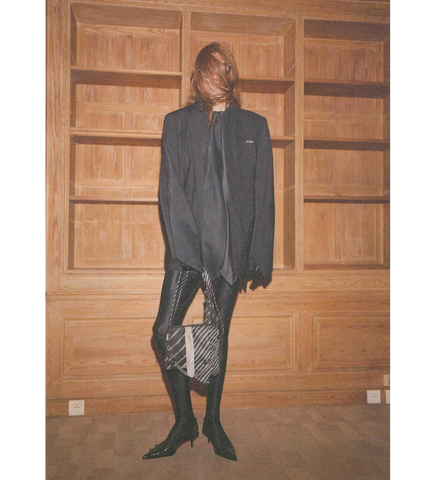 TIE TAILORED JACKET BLACK #2