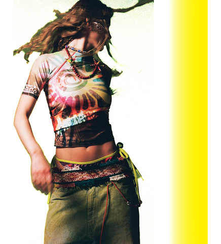 FRINGE BELT RAINBOW