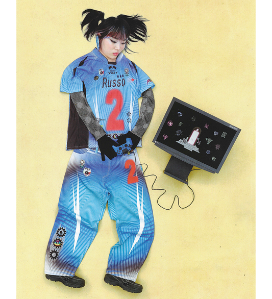 BAGGY TROUSERS BLUE