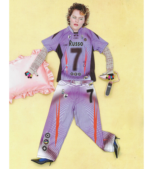 BAGGY TROUSERS PURPLE