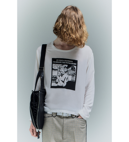 LONGSLEEVES T-SHIRT WHITE