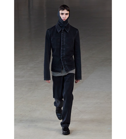 DENIM TROUSERS ANTHRACITE