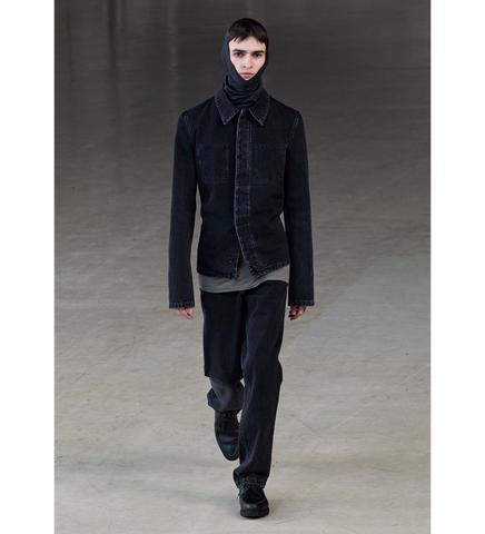 DENIM TROUSERS ANTHRACITE
