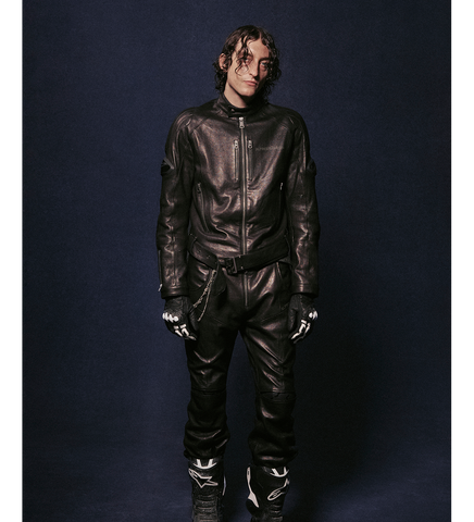 VICTORY LEATHER JACKET BLACK