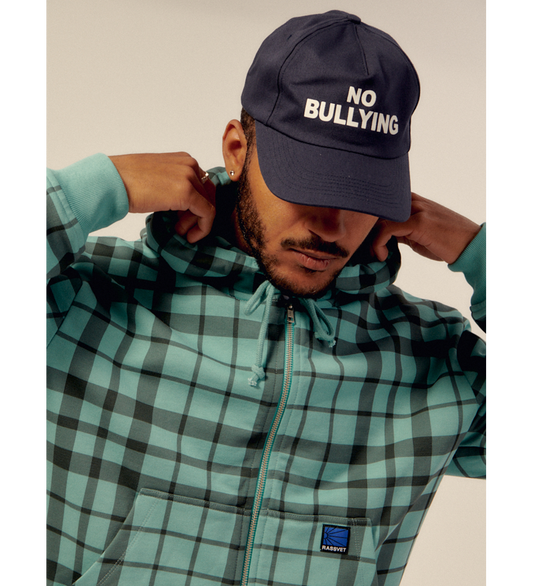 NO BULLYING 5 PANNEL CAP NAVY