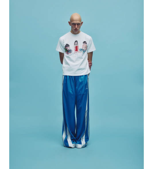 BAND1 LOUNGE PANTS CAROLINA/SILVER
