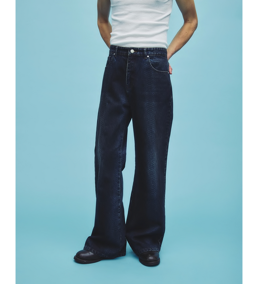 LAX FLAIR PANTS DARK NAVY