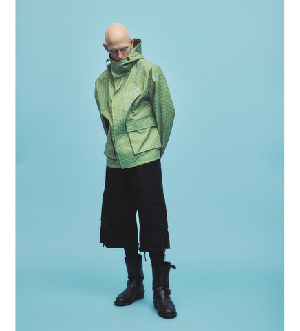 PICNIC ANORAK TORQUOIS/BROWN