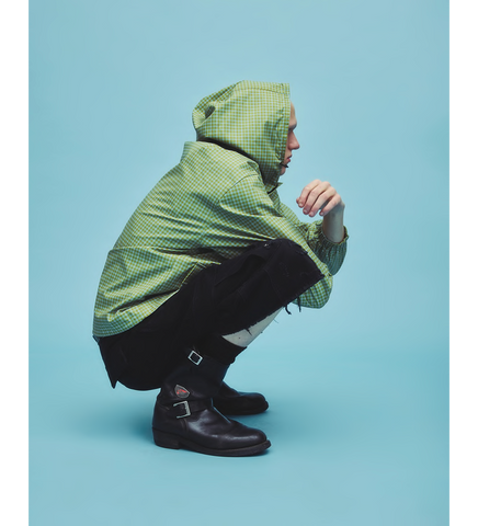 PICNIC ANORAK TORQUOIS/BROWN