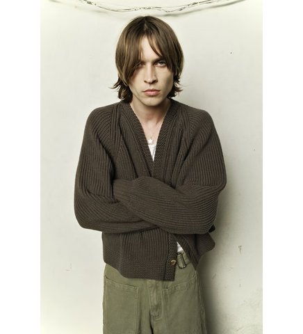HENCH KNIT CARDIGAN BROWN