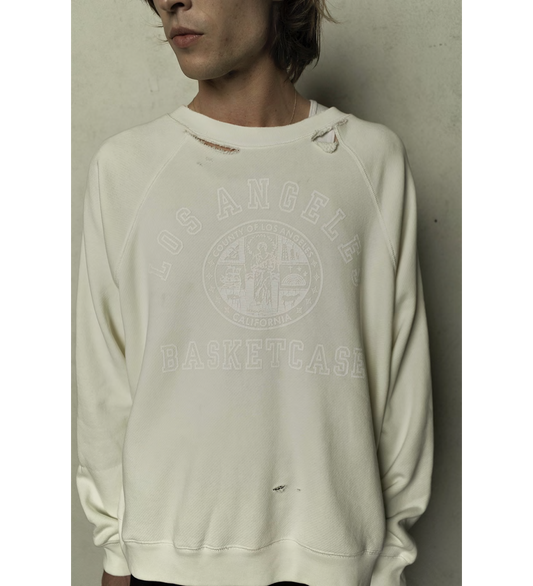 LOS ANGELES CREWNECK WHITE