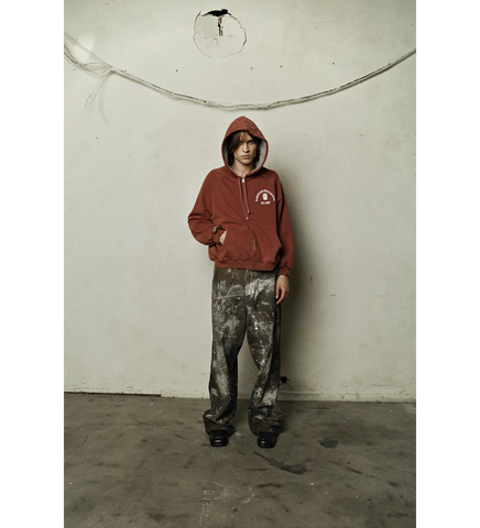 BULLDOG THERMAL LINED ZIP RED