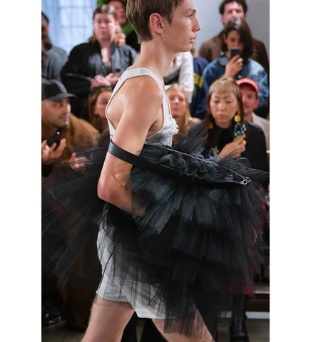 FRILLY TUTU BAG BLACK