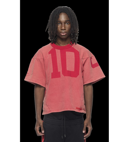 WASHED JERSEY RED