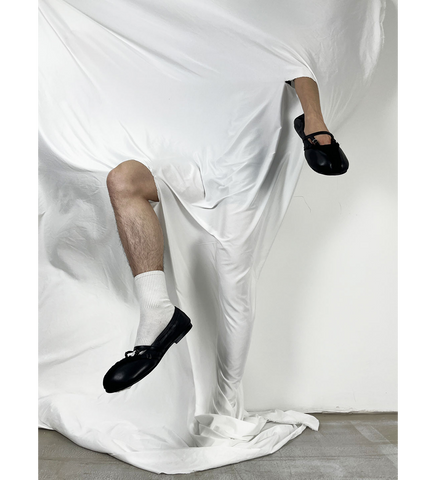 BIG FOOT LINGERIE GARTER FLAT BLACK/BLACK