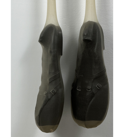 BIG FOOT LINGERIE GARTER FLAT BLACK/BLACK