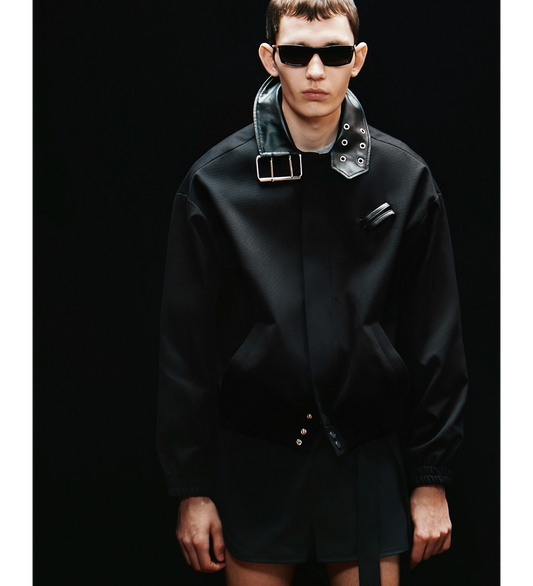 ALLIANCE COLLAR BELT JACKET BLACK