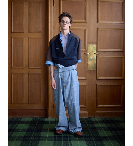 LUCIEN SS PULLOVER DEPTH BLUE
