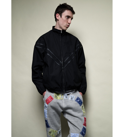PINKING CORDED JACKET BLACK