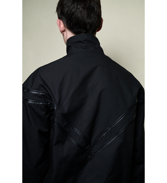 PINKING CORDED JACKET BLACK
