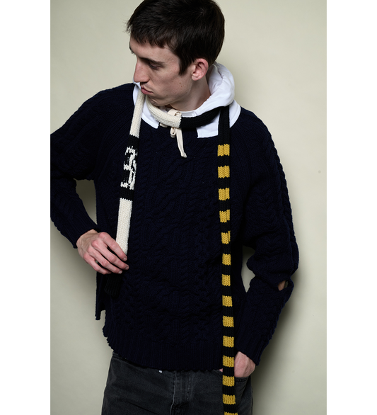 FLAG SCARF YELLOW