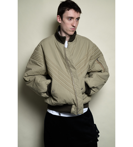 CHEVRON TANKER JACKET SAGE
