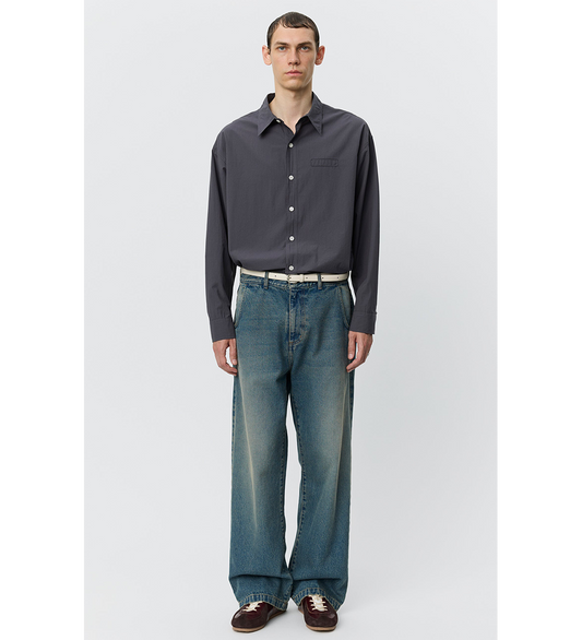 STRAIGHT CUT JEANS VINTAGE BLUE