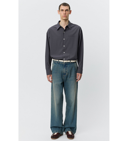 STRAIGHT CUT JEANS VINTAGE BLUE