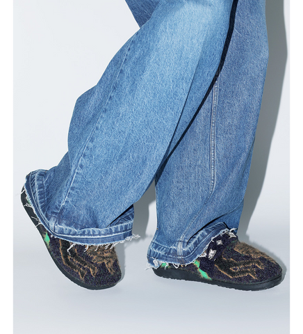 TOGA VIRILIS X SUBU KNIT SLIP-ON NAVY