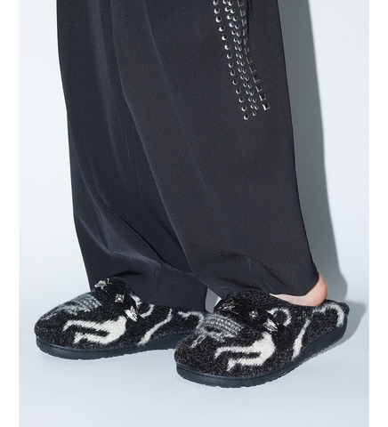 TOGA VIRILIS X SUBU KNIT SLIP-ON BLACK